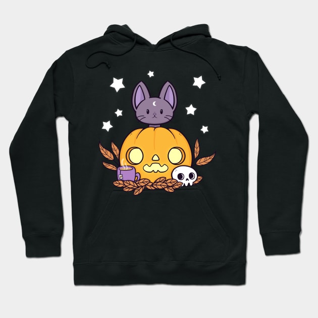 Pumpkin Cats Son  | Nikury Hoodie by Nikury